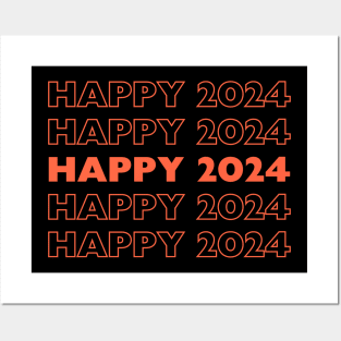 Happy 2024 Posters and Art